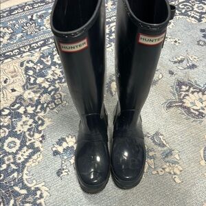 Hunter Black Rain Boots